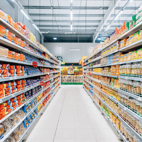 EPOS for Convenience Stores. Store aisle.